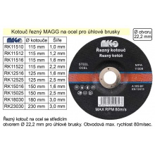 Příslušenství k bruskám